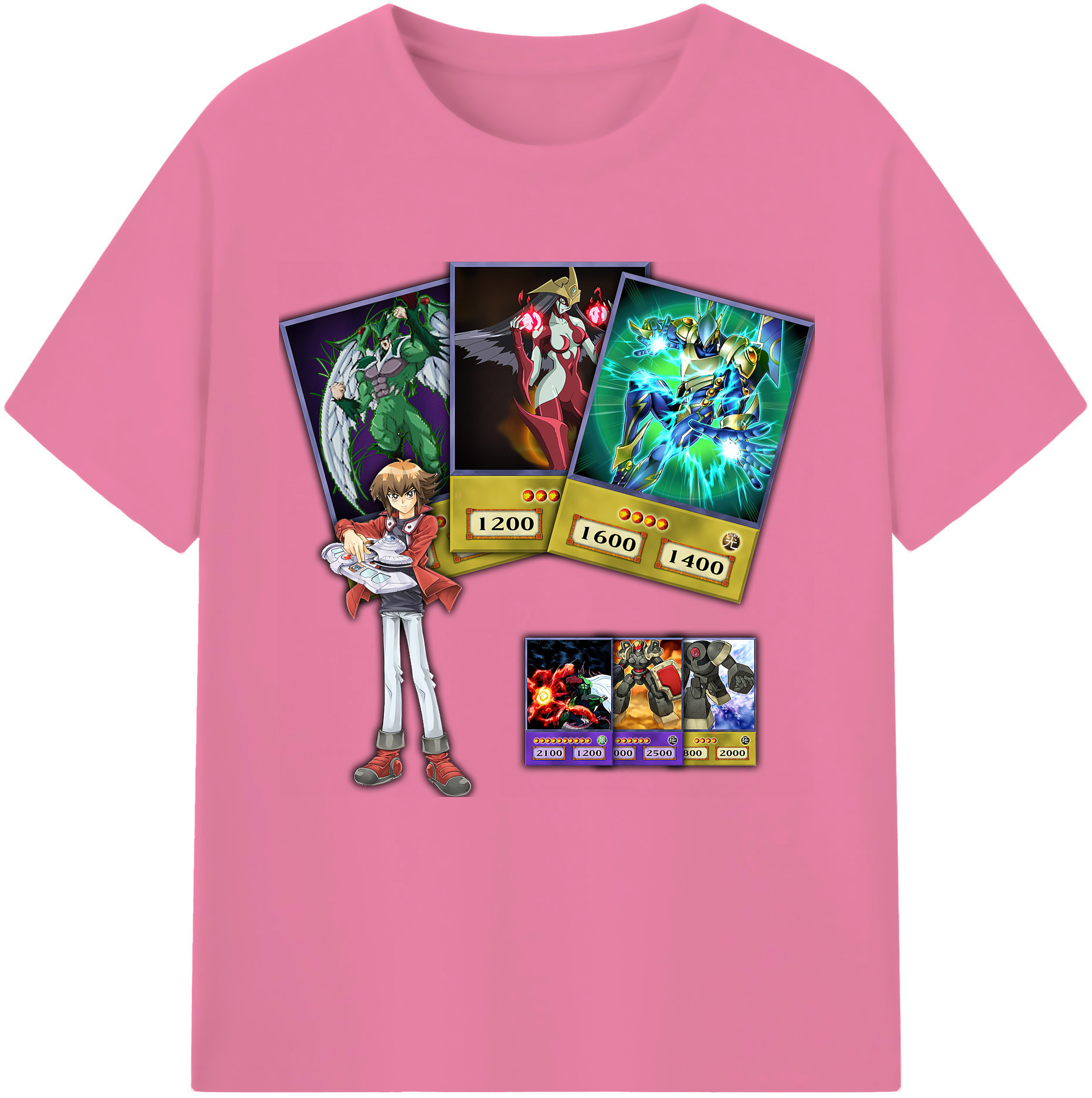（画像用） 遊☆戯☆王 Yu-Gi-Oh! 綿100％半袖Tシャツ（フロントプリント）